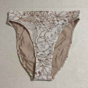 PILYQ Women's Laguna Palms Hillary High Waist Bikini Bottom Size S
